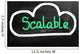 Cloud Computing - Scalable Concept Wall Decal