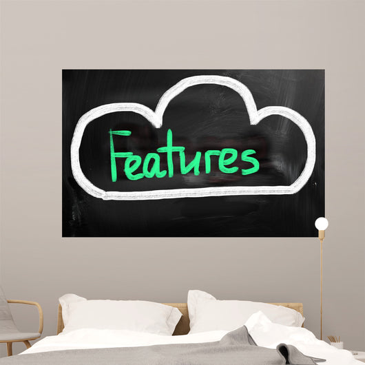 Cloud Computing - Features Concept Wall Decal