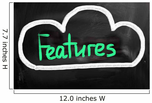 Cloud Computing - Features Concept Wall Decal
