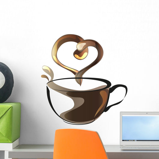 Tea Coffee Lover Cup Wall Decal