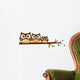 Owls Family Sat Tree Wall Decal