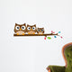Owls Family Sat Tree Wall Decal