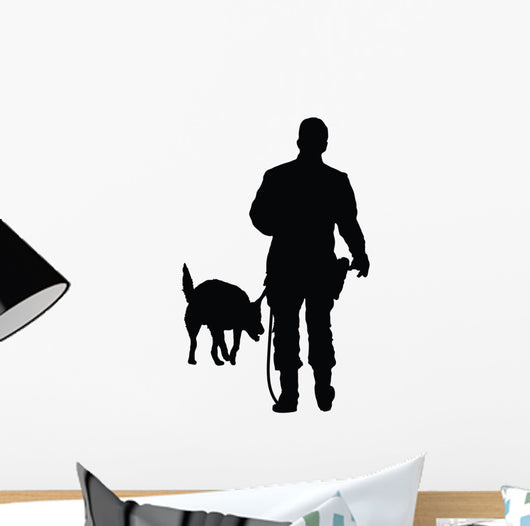 Police Dog 3 Wall Decal