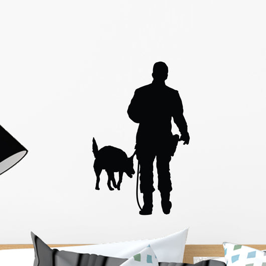 Police Dog 3 Wall Decal