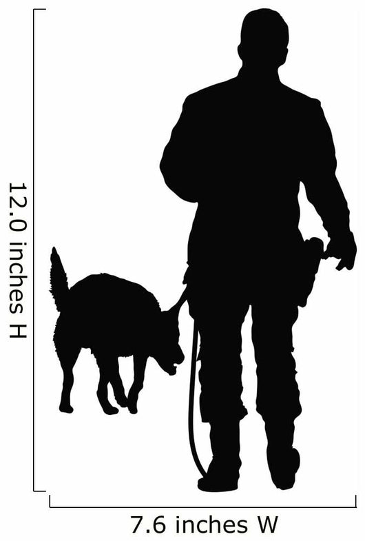 Police Dog 3 Wall Decal