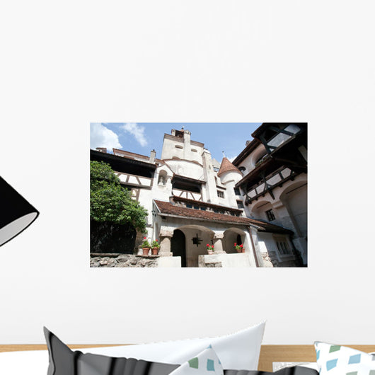 Bran Castle Inner Yard Wall Decal