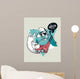Hipster Graffiti Character - Hipsta Inkblots Wall Decal