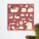 Domestic and Forest Animals Wall Decal