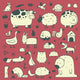 Domestic and Forest Animals Wall Decal