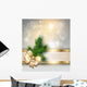 Christmas with Snowflakes and Wall Decal