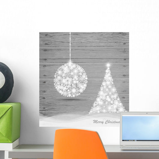 Christmas Ball and Christmas Wall Decal