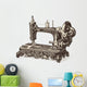 Vintage Sewing Machine Wall Decal