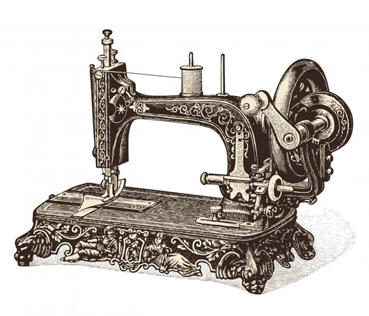 Vintage Sewing Machine Wall Decal