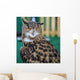 Eagle Owl Head Turned Wall Decal
