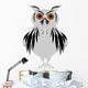 Grey Owl Wall Decal