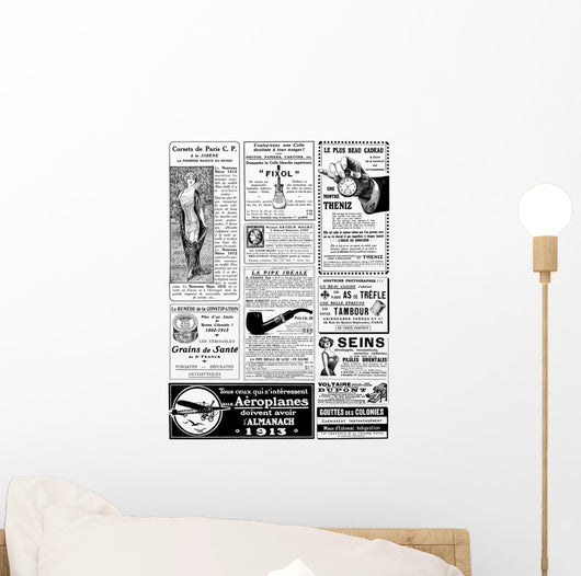 Vintage Advertising circa 1913 Wall Decal