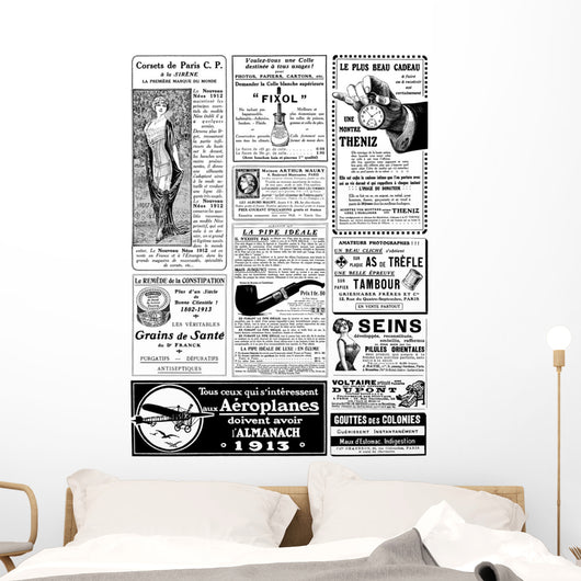 Vintage Advertising circa 1913 Wall Decal
