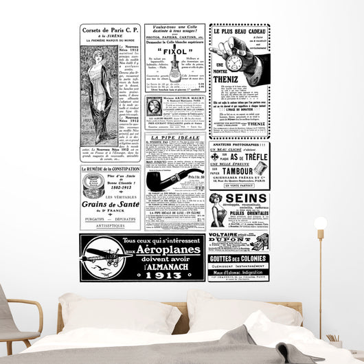 Vintage Advertising circa 1913 Wall Decal