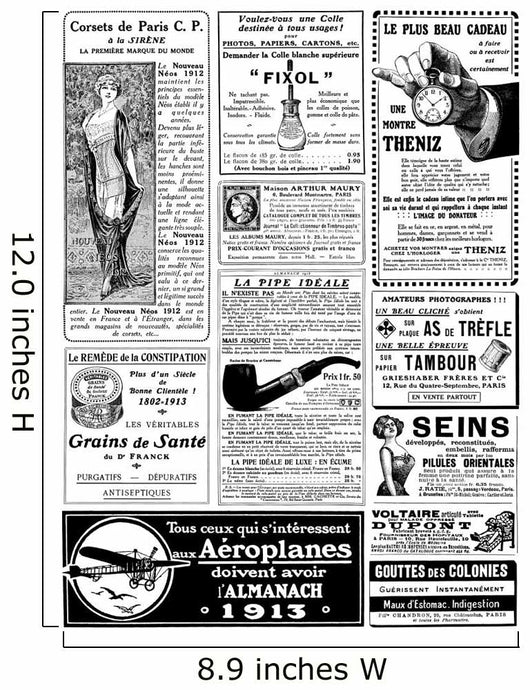 Vintage Advertising circa 1913 Wall Decal