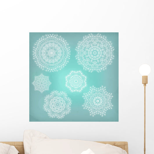 Set Arabesques Lace Ethnic Wall Decal