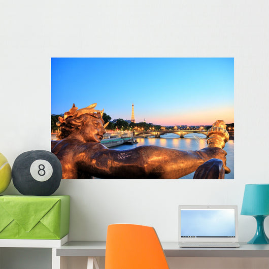 Eiffel Tower from Pont Wall Decal