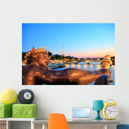 Eiffel Tower from Pont Wall Decal
