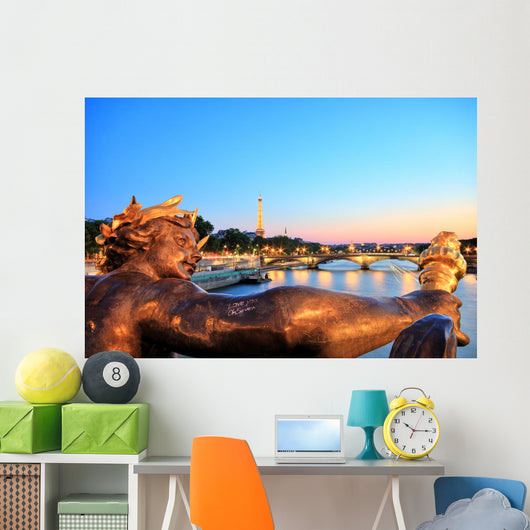 Eiffel Tower from Pont Wall Decal