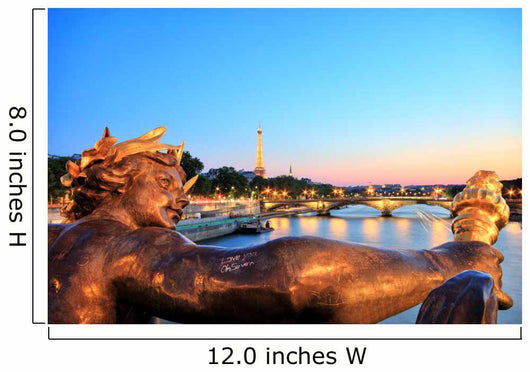 Eiffel Tower from Pont Wall Decal