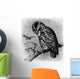 Bird Owl Hibou Eule Wall Decal