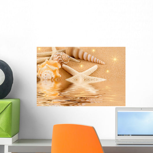 Starfish and Seashells Wall Decal