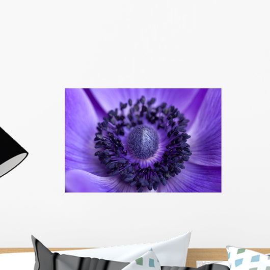 Purple Anemone up Wall Decal