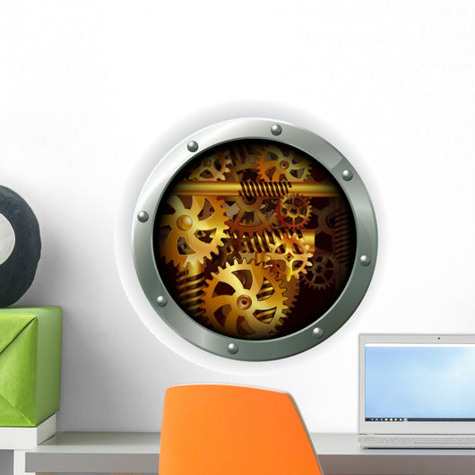 Gears Vector Wall Decal
