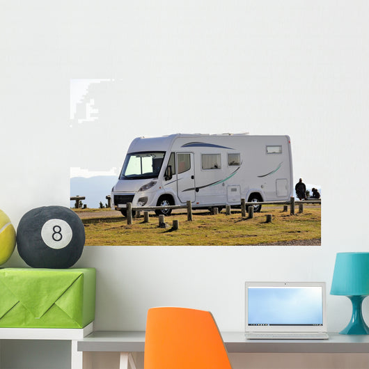 Motor Home Parked Wall Decal
