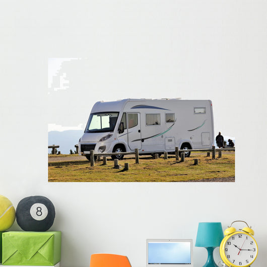 Motor Home Parked Wall Decal