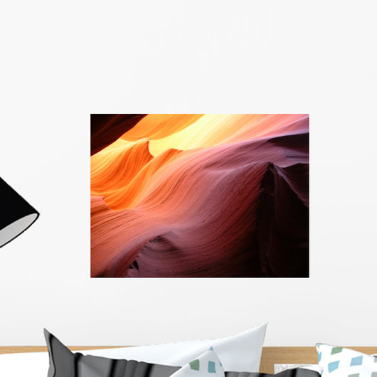 Wavy Sand Texture and Colors Wall Decal