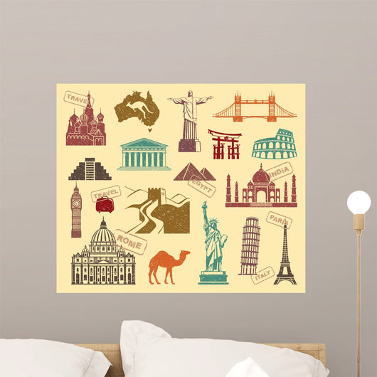 Symbols Travel Wall Decal