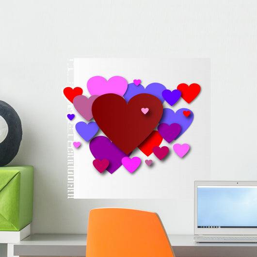 Herz Liebe Love Valentinstag Wall Decal