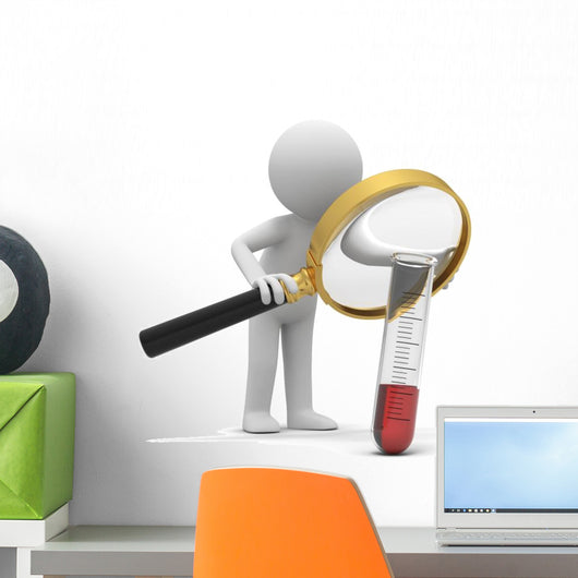 Test Tube Wall Decal
