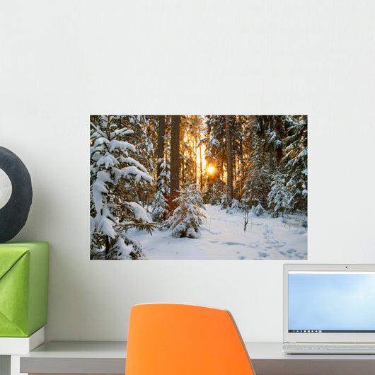 Winter Landscape Wall Decal