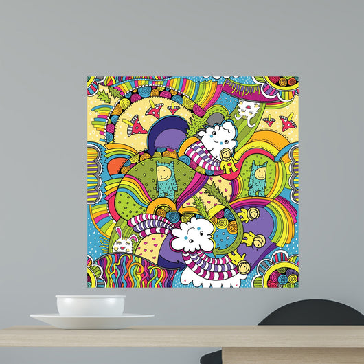 Psychedelic Wall Decal