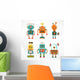 Vintage Robot Wall Stickers Wall Decal