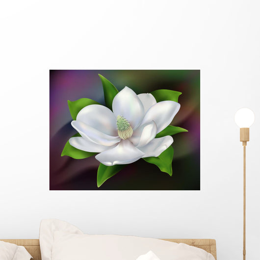 Blooming Magnolia Wall Decal