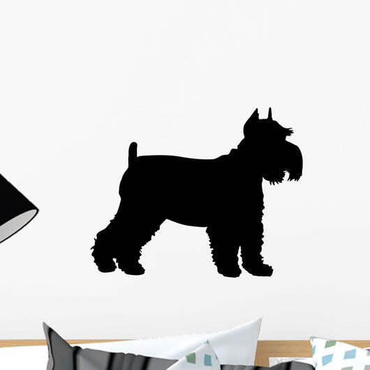 Schnauzer Silhouette Wall Decal