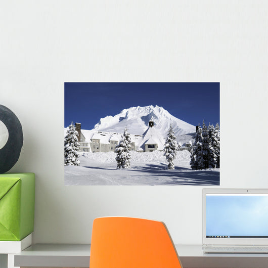 Timberline Lodge Mt Hood Wall Decal