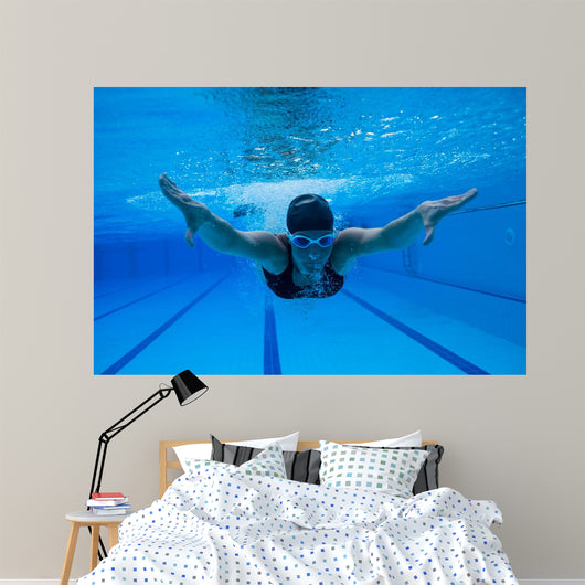 Swimming Underwater Wall Decal