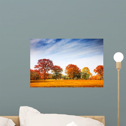 Autumn Trees Landscape Fall Wall Decal