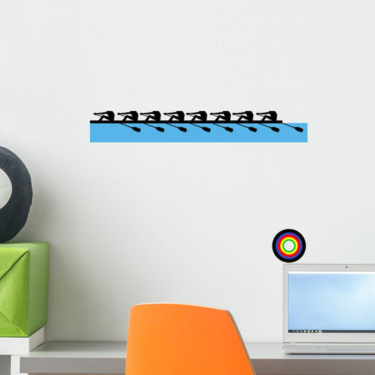 Olympics Rowing Eights Wall Decal