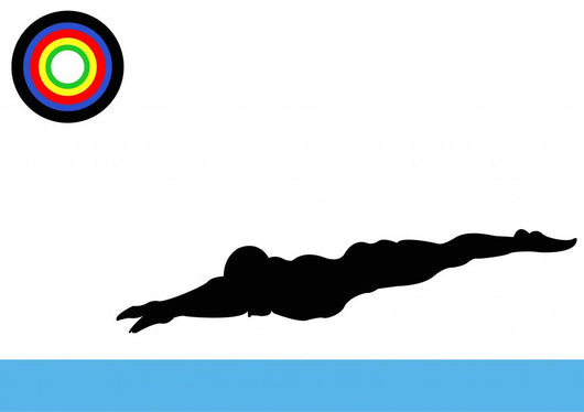 Olympics Swimming Male Wall Decal