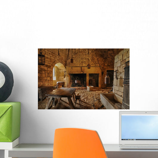 Middle Age Castle Beynac Wall Decal