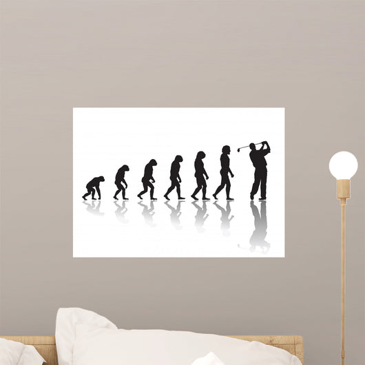 Evolution Golf Wall Decal
